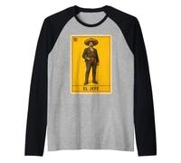 Mexican El Jefe Design - Emiliano Zapata Manche Raglan