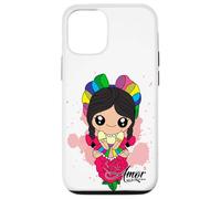 Mexican Girl Doll Lele Amor A Mexico Muñeca De Trapo Med Coque pour iPhone 12/12 Pro