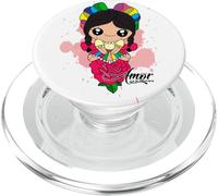 Mexican Girl Doll Lele Amor A Mexico Muñeca De Trapo Med PopSockets PopGrip pour MagSafe