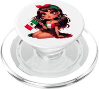 Mexican Girl Power Latina Proud Attitude Mexicans Roots Tee PopSockets PopGrip pour MagSafe