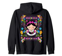 Mexican Girls Monita Muñeca Maria de Trapo Mexicana Latina Sweat à Capuche
