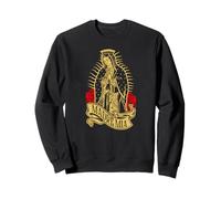 Mexican La Guadalupana Madre de México Virgen fiel y piadosa Sweatshirt
