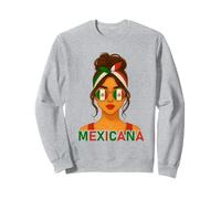 Mexican Mexicana Girl Mexico Flag Mexican Girlfriend Wife Sweatshirt