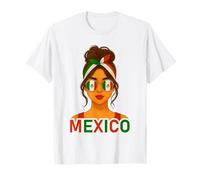 Mexican Mexicana Girl Mexico Flag Mexican Girlfriend Wife T-Shirt