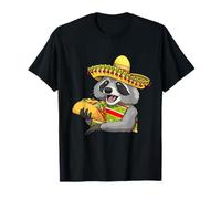 Mexican Raton laveur Cinco De Mayo Taco Mignon Mignon Manger T-Shirt