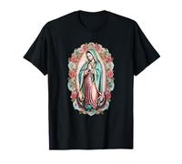 Mexican Religious Art Virgin of Guadalupe for Christian Mom T-Shirt