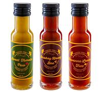 Mexican Tears® - Sauce piquante Pack de 3, Gourmet Sauce Épicée au Piment de Habaneros, Chipotles, Jalapeños, Vinaigre de miel et Zeste de citron [3x100ml Hot Sauce]