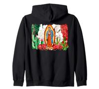 Mexican Virgen María de Guadalupe Patrona de Los Mexicanos Sweat à Capuche