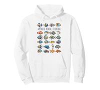 Mexico Beach Floride Motif Poisson coloré Sweat à Capuche