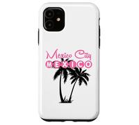 Mexico City Mexico Retro Beach Palmiers Coque pour iPhone 11