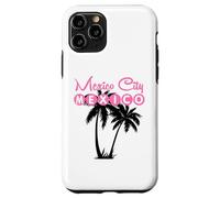 Mexico City Mexico Retro Beach Palmiers Coque pour iPhone 11 Pro