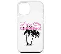Mexico City Mexico Retro Beach Palmiers Coque pour iPhone 12/12 Pro