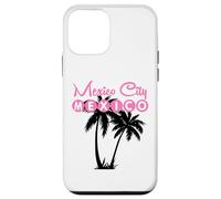 Mexico City Mexico Retro Beach Palmiers Coque pour iPhone 12 Mini