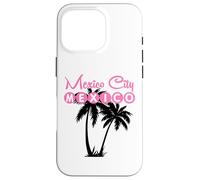 Mexico City Mexico Retro Beach Palmiers Coque pour iPhone 16 Pro