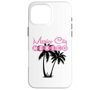 Mexico City Mexico Retro Beach Palmiers Coque pour iPhone 16 Pro Max