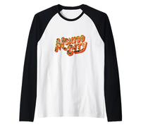 Mexico Cityscape Inside Retro Typographie Mexico City Travel Manche Raglan