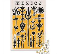Mexico Desert Flora Puzzle Adulte De 1000 Pièces, 38x26cm/1000pcs, Carton Blanc avec Peu De Poussière; À Terminer Petit À Petit À La Maison