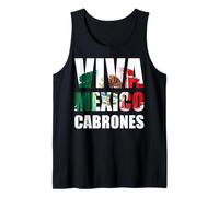 Mexico Flag Mexican Roots Hispanic Siesta Pride Viva Mexico Débardeur