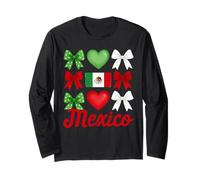 Mexico Girl Coquette Bow Hispanic Heritage Manche Longue