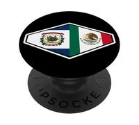 Mexico Heritage: West VA Pride PopSockets PopGrip Adhésif