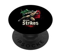 Mexico Strikes Libre Lucha Mexicaine PopSockets PopGrip Adhésif