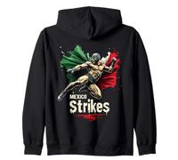Mexico Strikes Libre Lucha Mexicaine Sweat à Capuche