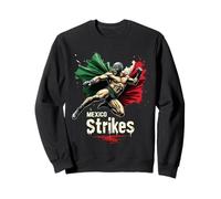 Mexico Strikes Libre Lucha Mexicaine Sweatshirt
