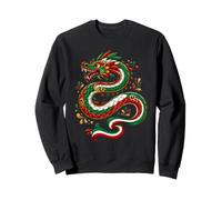 Mexique Dragon Heritage Mythique Fantaisie Coloré Art Design Sweatshirt