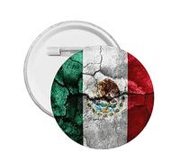 Mexique Drapeau Broche Badge Rond Bouton Pin pour décorer Chapeau Chemise Vêtements Sac Accessoires S