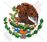 Mexique mexicain armoiries de badge Écusson 100 mm (10,2 cm) Bumper Sticker en vinyle, en
