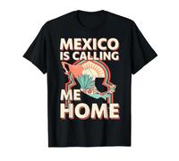 Mexique Nostalgie Appel à la Maison T-Shirt Graphique avec Valeur