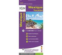 Mexique yucatan - Collectif - Ign Institut Geographique National - Atlas / carte
