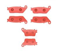 MEXITAL Plaquettes de frein Céramique Avant et Arrière pour CB 600 F Hornet (F7/F8/F9/FA/FB/FC) (07-13) / CBR 600 F (FB/FC) (11-13)