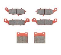 MEXITAL Plaquettes de frein Céramique Avant et Arrière pour GSX 750 W/X/Y (98-03)/GSX 600 F/GSX 750 F Katana (98-06)/GSF 600 Naked Bandit/Faired Bandit (00-04)/SV 400 SV 650 X/Y/K (99-02)