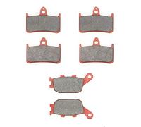 MEXITAL Plaquettes de frein Céramique Avant et Arrière pour Honda CBR 900 R Fireblade (92-97) CB 900 F Hornet (02-07) CB 1000 F (93-97) VTR 1000 F Firestorm (97-06) 187-187-174