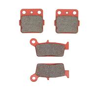 MEXITAL Plaquettes de frein Céramique Avant et Arrière pour HONDA CR 80 R 1992-2002 / CR 85 R 2003-2007