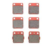 MEXITAL plaquettes de frein Céramique Avant et Arrière pour Yamaha YFM 125 R Raptor (11-14)/YFS 200 Blaster (03-06)/YFM 350 Warrior (89-04)/YFZ 350 Banshee (88-09)/YFM 350 Wolverine F (95-05)