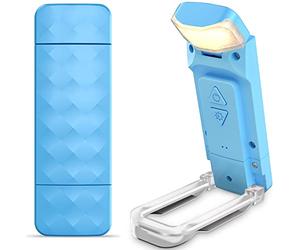 Mexllex Lampe de Lecture, Liseuse Lampe lecture pour lire au lit lampe livre lecture Rechargeable 3 Couleurs Protection des Yeux & 5 Réglages de Luminosité, Cadeau pour Liseusurs Enfants