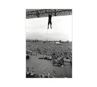 MExmeb Eddie Vedder, Pearl Jam, Drop in The Park, Seattle, 1992 - Impression sur toile pour décoration de salon, chambre à coucher, style sans cadre, 50 x 75 cm