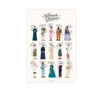 MExmeb Poster sur toile Women of Science, Women in Stem, Feminism, Women Empowerment, Girl Scientist - Décoration de chambre à coucher, bureau, chambre, cadeau, sans cadre, 30 x 45 cm