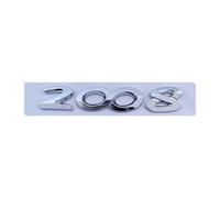 MExmob Autocollant de Coffre de Voiture Peugeot 2008 Emblème de Lettre Arrière Badge de Couvercle Décalcomanie de Décoration Accessoires de Style,Silver