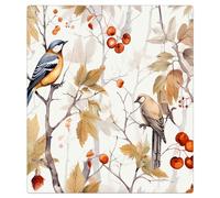 Mexpekil Aimant de lave-vaisselle décoratif - Motif branche d'oiseau printanier - Imperméable - Pour décoration de la maison et de la cuisine - 53,3 x 66 cm