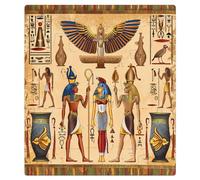 Mexpekil Aimant de lave-vaisselle égyptien antique 53,3 x 66 cm, autocollant décoratif pour porte d'entrée, panneau magnétique imperméable pour cuisine