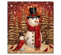 Mexpekil Aimant de lave-vaisselle pour porte d'entrée, arbre de Noël, bonhomme de neige, oiseau, panneau décoratif réutilisable pour lave-vaisselle, réfrigérateur, 53,3 x 66 cm