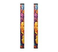 Mexpekil Art Colorful Human Lot de 2 couvre-poignées de réfrigérateur