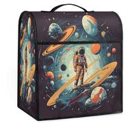 Mexpekil Astronauts Planet Housse de protection universelle avec poignée supérieure et poches pour mixeur 5 à 8 litres