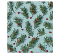 Mexpekil Autocollant magnétique pour lave-vaisselle Motif branches de pin vert 53,3 x 66 cm