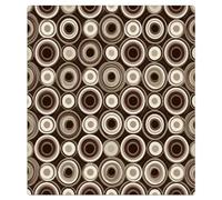 Mexpekil Autocollant magnétique pour lave-vaisselle Motif de cercles 53,3 x 66 cm Pour porte d'entrée étanche Panneau magnétique