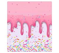 Mexpekil Autocollant magnétique pour lave-vaisselle Motif donut rose 53,3 x 66 cm