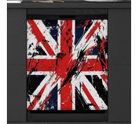 Mexpekil Autocollant magnétique pour lave-vaisselle Motif drapeau britannique 53,3 x 66 cm